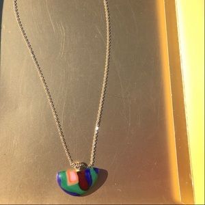 Vivid glass handmade necklace